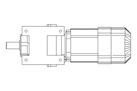 Motor redutor com engren. 0,37kW 38