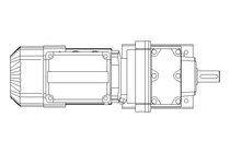 Motor redutor com engren. 0,37kW 38