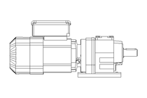 Motor redutor com engren. 0,37kW 38