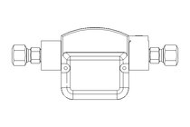 Schwebekörper-Durchflussmesser 1/4"NPT