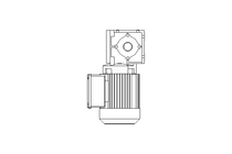 Motorreductor ortogonal 0,12kW 198 1/min