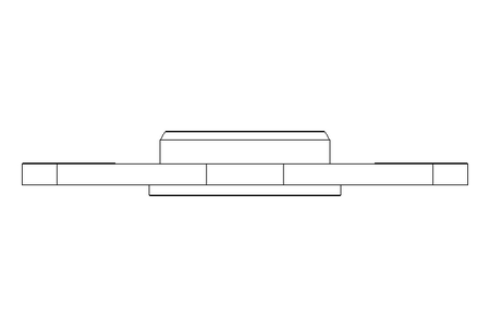 Rodamiento con brida GFL 14x21x42