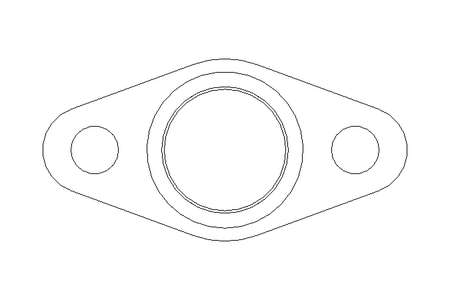 Flange bearing GFL 14x21x42 Iglidur-G