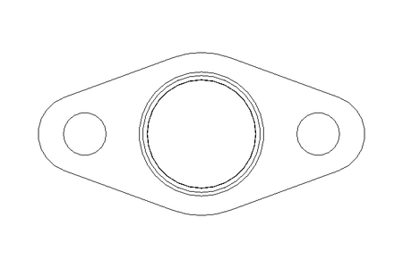 Cuscinetto flangiato GFL 14x21x42