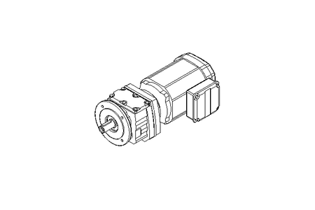 Stirnradgetriebemotor 0,55kW 48 1/min