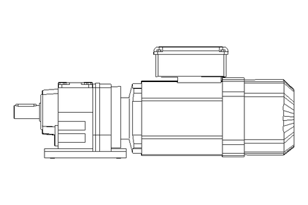 Motor redutor com engren. 0,55kW 48