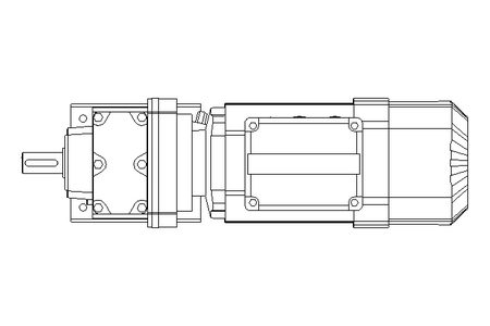 Motor redutor com engren. 0,55kW 48