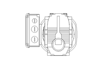 Worm gear motor 0.55kW 50 1/min