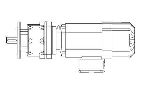 Motorid.ingranaggi cilind 0,55kW 50