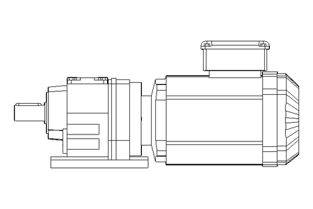 Motor redutor com engren. 0,55kW 48