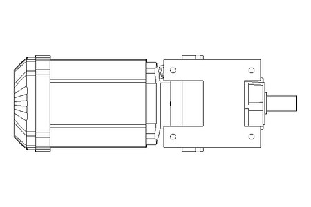 Motor redutor com engren. 0,55kW 48