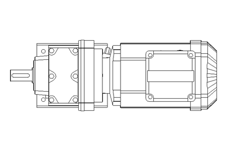 Motor redutor com engren. 0,55kW 48