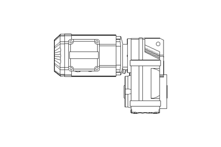 Motor redutor plano 0,55kW 20 1/min