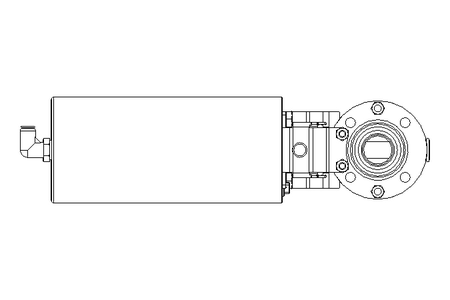 Butterfly valve B DN025 OVO NC E EX