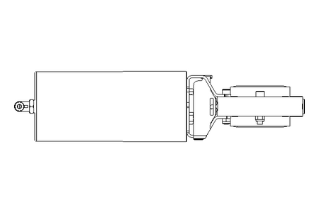 Butterfly valve B DN050 OVO NC E EX