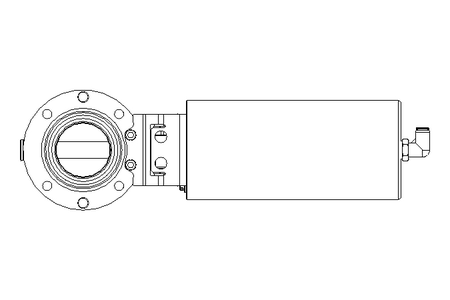 Butterfly valve B DN050 OVO NC E EX