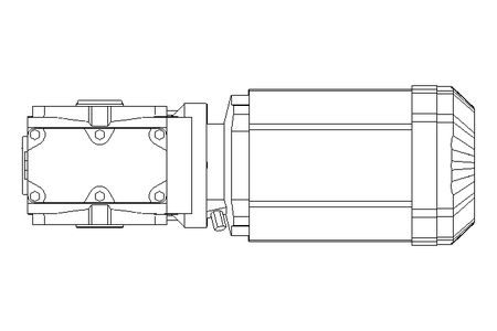 Schneckengetriebemotor 0,55kW 58 1/min