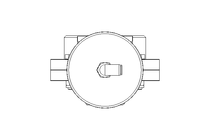 Butterfly valve B DN065 WVM NC E EX