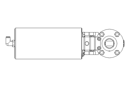 Válvula borboleta B DN025 WVM NC E EX