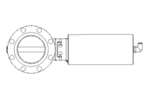 Butterfly valve B DN080 FVF NC E EX