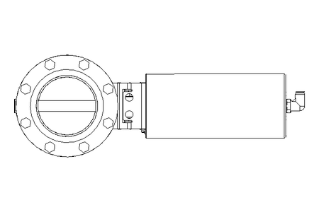 Scheibenventil B DN080 FVF NC E EX