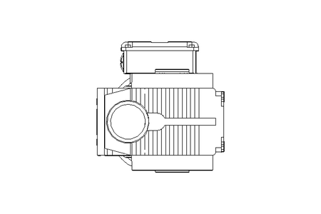 Worm gear motor 0.55kW 16 1/min