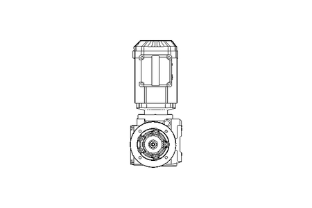 Motor engrenagem sem fim 0,55kW 72 1/min