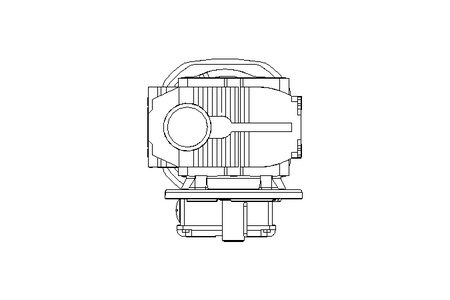 Motor engrenagem sem fim 0,55kW 72 1/min