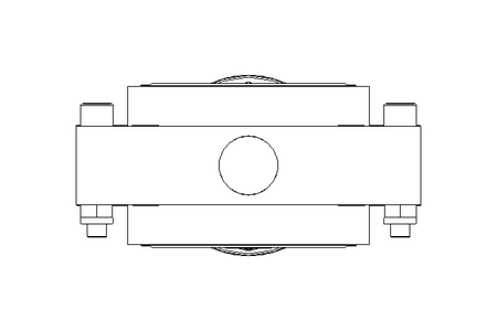 Butterfly valve B DN050 OVO NC H