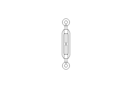 Turnbuckle M6 1.4401