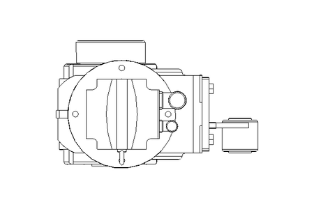 Helical-bevel gear servo motor 25.5 Nm