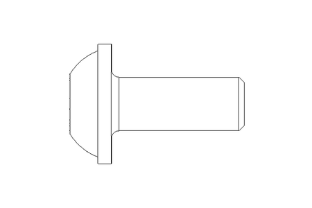 Vis M4x10 A2 ungenormt