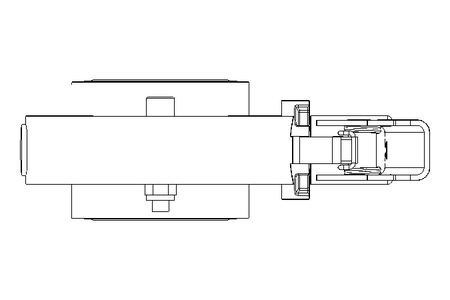 Butterfly valve B DN040 OVO MA H