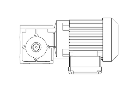 Moteur réducteur 0,18kW 79 1/min