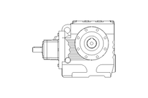 WORM GEAR SA77 AD3 I=26,67