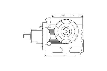 WORM GEAR SA77 AD3 I=26,67