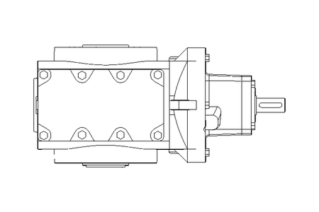 WORM GEAR SA77 AD3 I=26,67