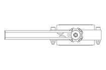 Butterfly valve B DN065 OVO MA F