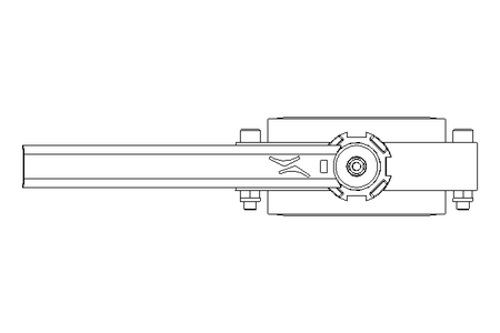 Butterfly valve B DN065 OVO MA F