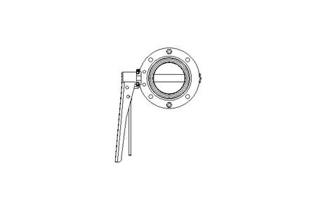 Butterfly valve B DN065 OVO MA F