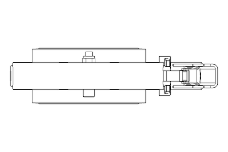 Butterfly valve B DN080 OVO MA F