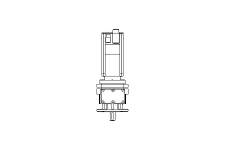 Helical gear servomotor 18.7 Nm