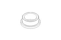 Plain bearing bush MFM 25x32x38x15x4