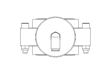 Butterfly valve B DN040 OVO NC V