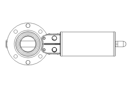 Butterfly valve B DN040 OVO NC V