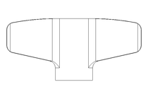 Flügelmutter M8x15 Edelstahl