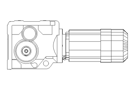 Bevel gear motor 0.6kW 11 1/min