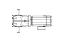 Motoridut.a ingran.conici 0,6kW 11 1/min