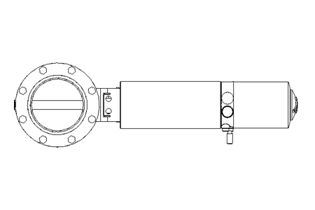 Butterfly valve B DN100 FVF NC E