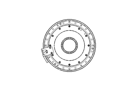 Pneumatic safety brake